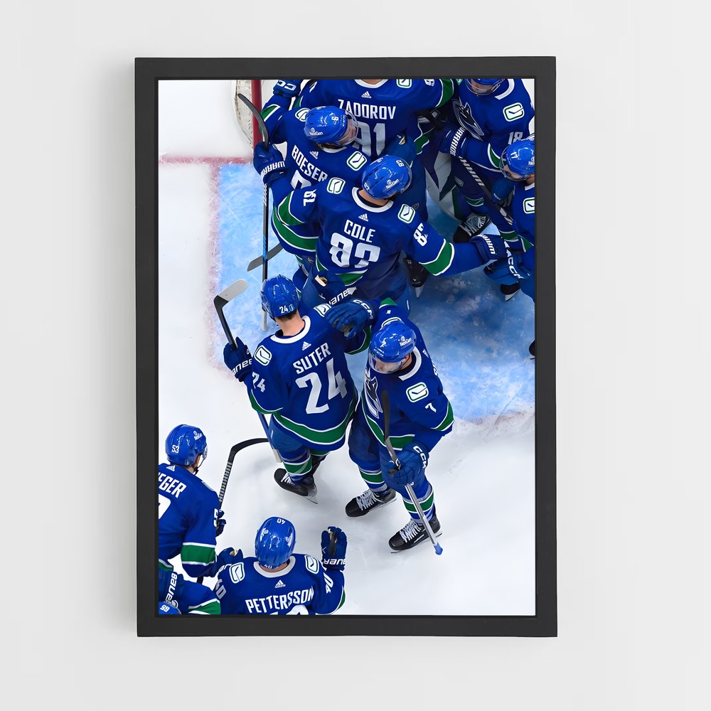 Poster La Célébration des Canucks – affiche Hockey sur glace (vue 2)